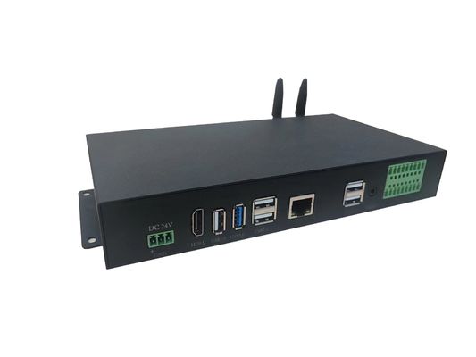 Fanless eingebetteter Platte PC EMMC industrieller eingebetteter Kasten PC HDMI