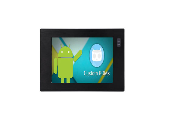 DC24V bettete Platte PC kapazitiven wasserdichten Touch Screen PC 1 Lan RoHS ein
