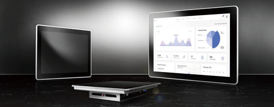 Überwacht wasserdichter IP65 Touch Screen industrielles eingebettetes RoHS