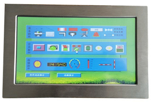 Fingerspitzentablett-Schnittstelle LCD IP65 TFTs widerstrebende 10,1 Zoll DC 24V