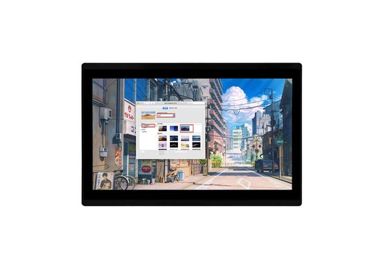 Touch Screen Androids Windows Monitor-mit Berührungseingabe Bildschirm imprägniern 25ms GTG 15,6“