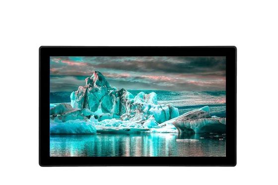 Industrieller kapazitiver Touch Screen Platten-Linux-Monitor bettete PC 23,6 Zoll ein